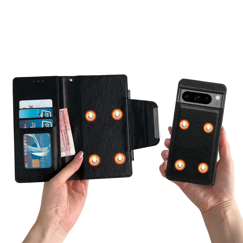  Google Pixel 9/9 Pro Fodral 2in1 Magnet Svart