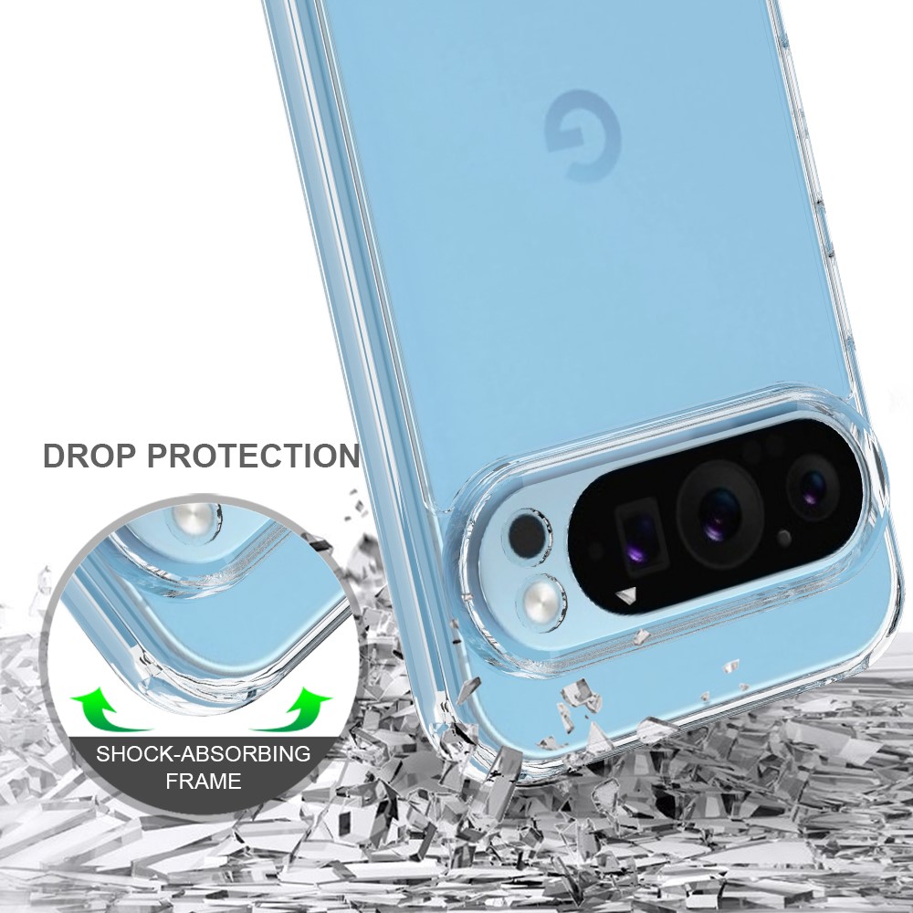  Google Pixel 9 Pro XL Skal Shockproof TPU/Akryl Transparent