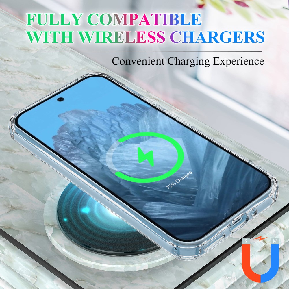  Google Pixel 9 Pro XL Skal MagSafe TPU/Akryl Transparent