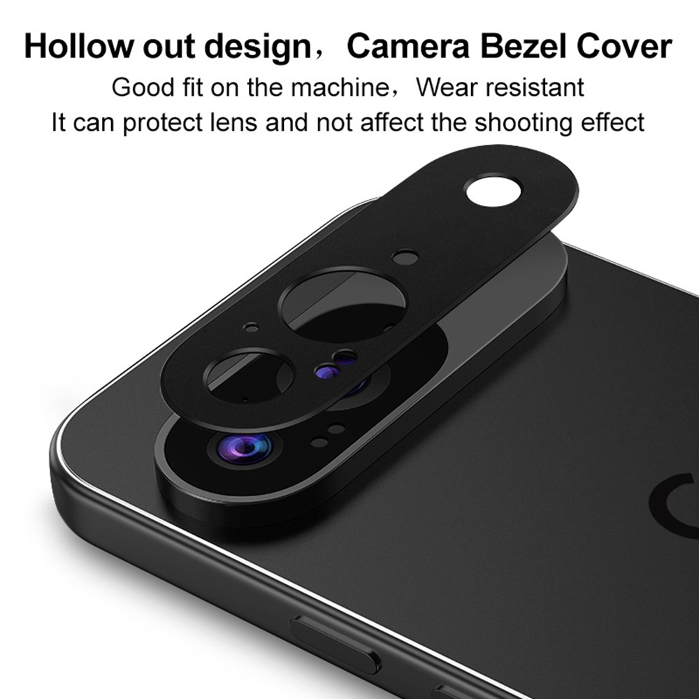 IMAK IMAK Google Pixel 9 Linsskydd Metall Svart