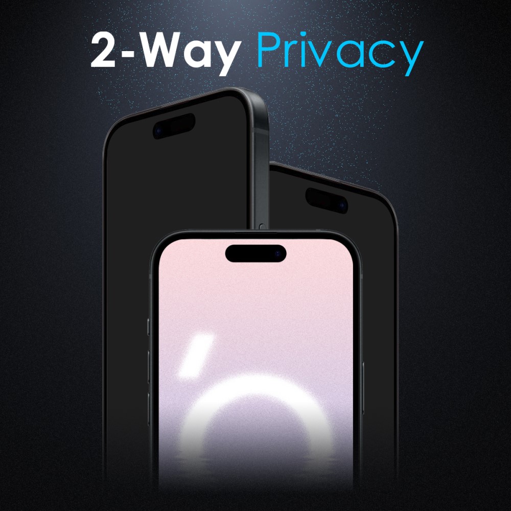 NORTHJO NORTHJO iPhone 16 Plus Skärmskydd Härdat Glas Privacy