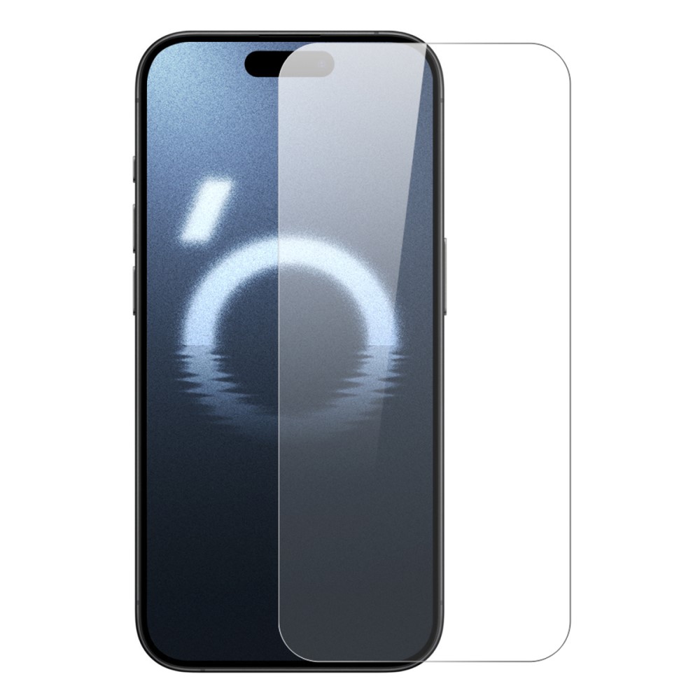 NORTHJO NORTHJO iPhone 16 Pro Skärmskydd Härdat Glas 2-PACK inkl. Ram