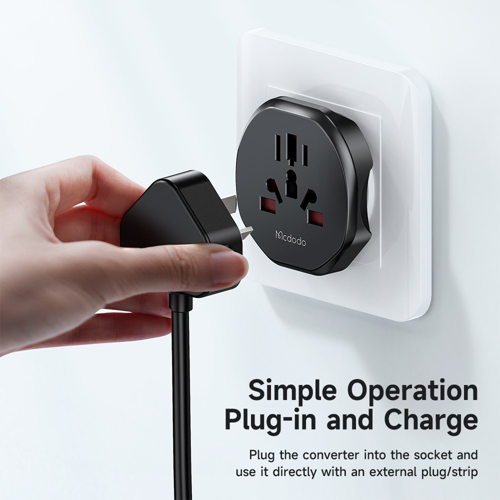 MCDODO MCDODO Universal Reseadapter EU Plugg UK/EU/US