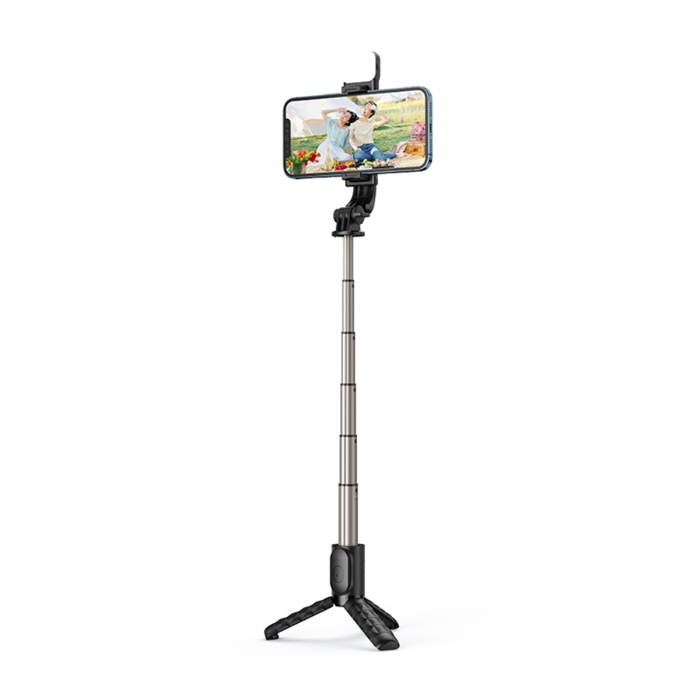 MCDODO MCDODO Selfie Stick Med Lampa Bluetooth Svart