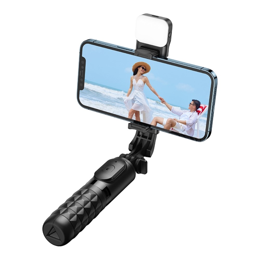 MCDODO MCDODO Selfie Stick Med Lampa Bluetooth Svart