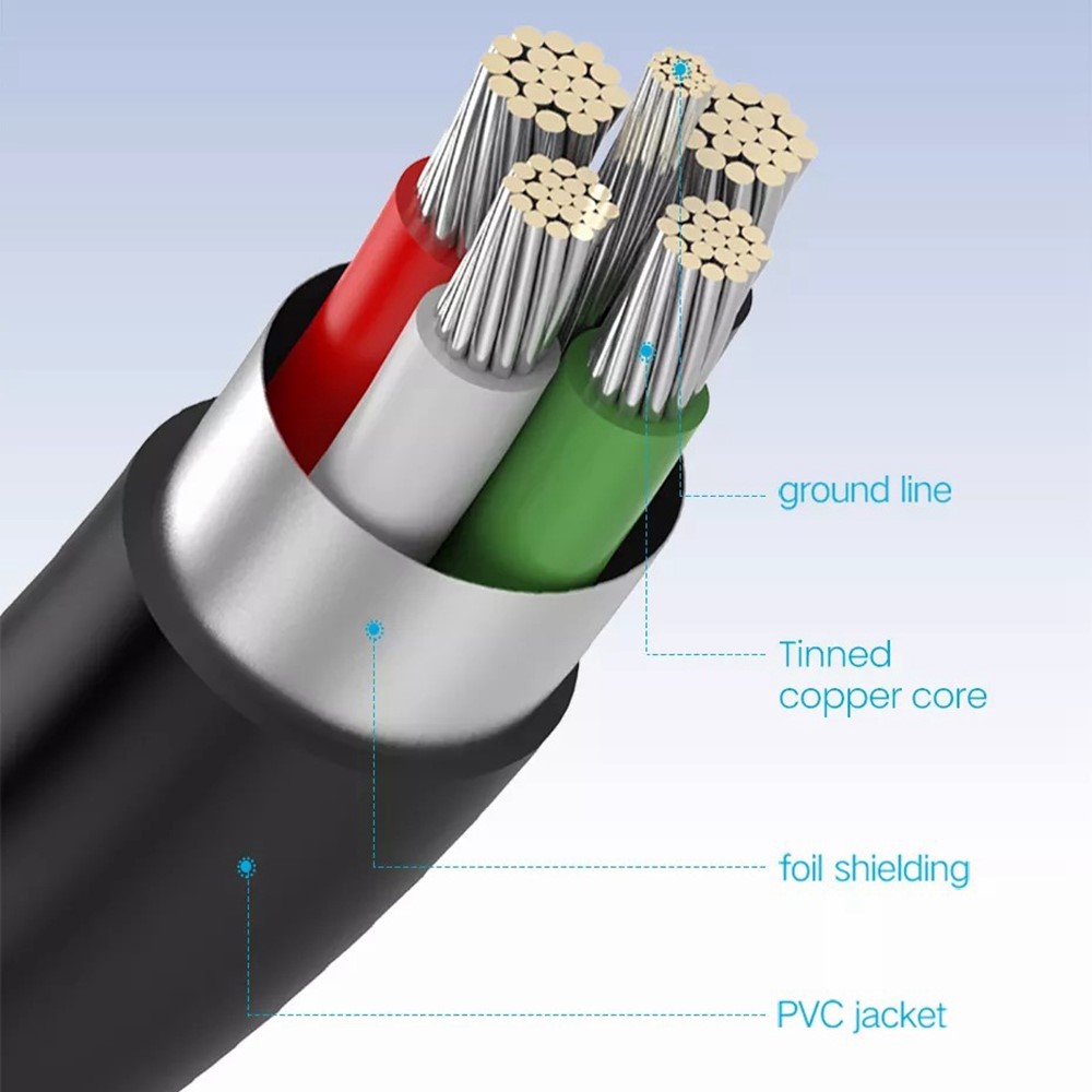 UGREEN UGREEN 2m Mini-USB Kabel Svart