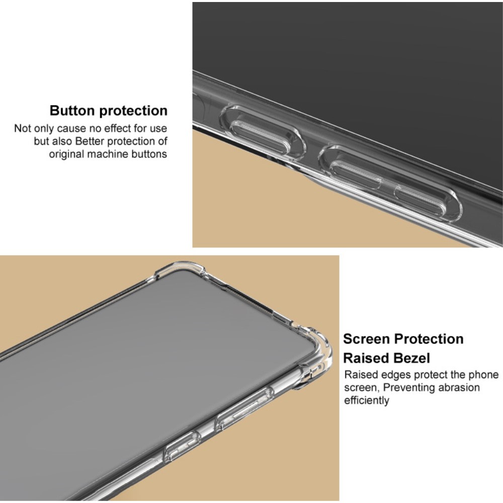 IMAK IMAK iPhone 16 Skal Shockproof TPU Tonad Svart