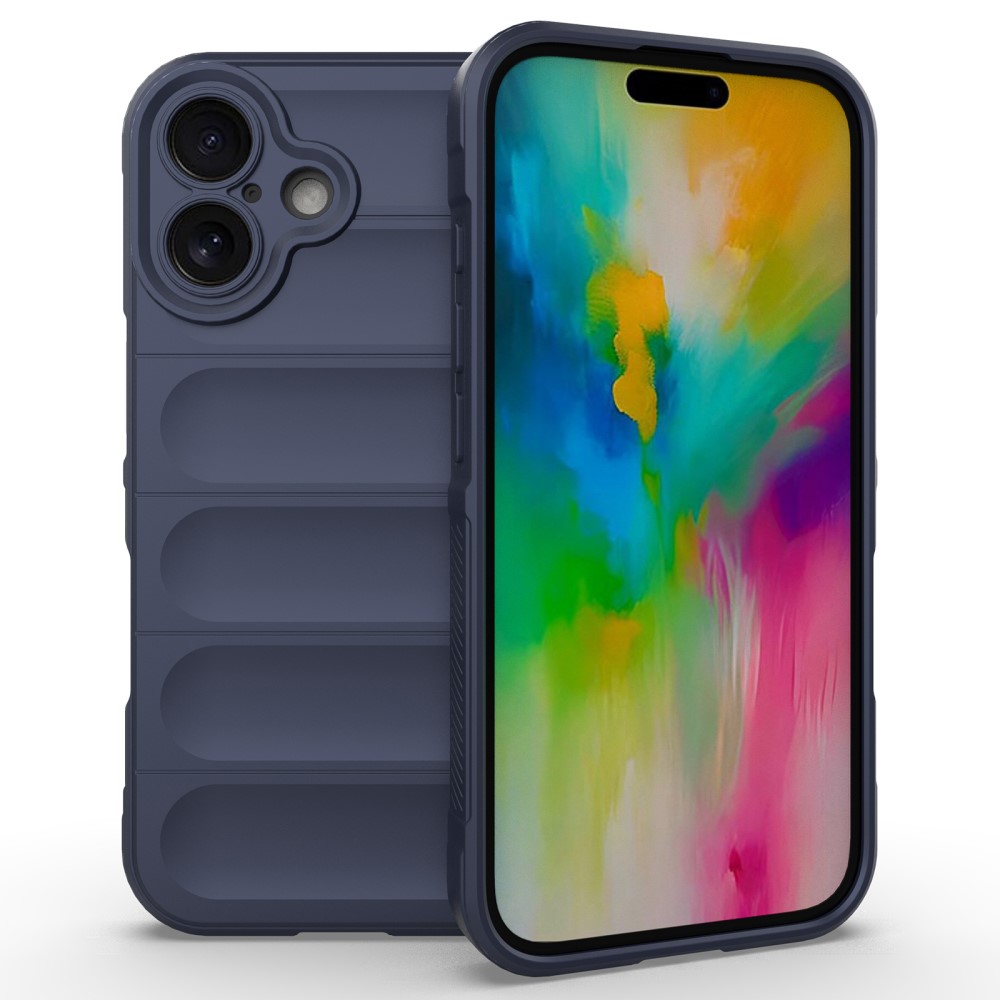  iPhone 16 Skal Magic Shield Mörk Blå