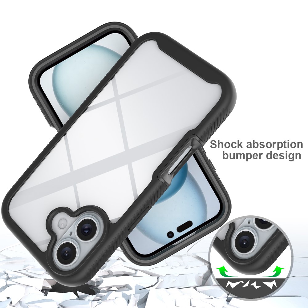  iPhone 16 Skal 360 Hybrid Defense Svart