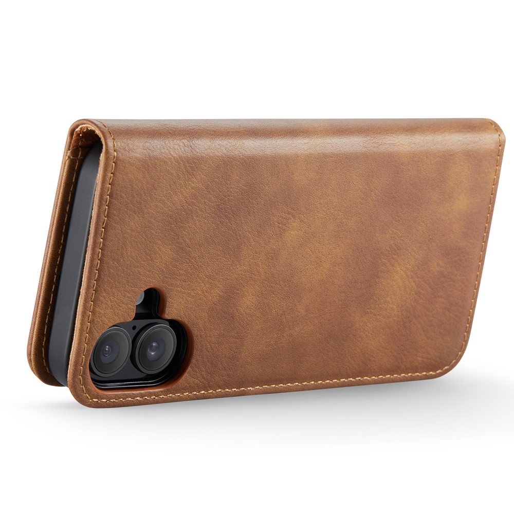 DG.MING DG.MING iPhone 16 Fodral 2in1 Magnet Brun