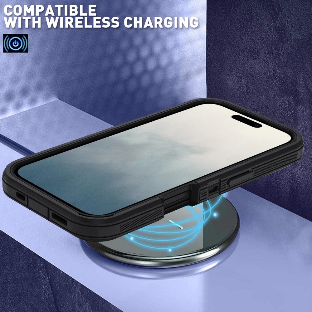  iPhone 16 Skal Extreme Shockproof Hybrid Röd