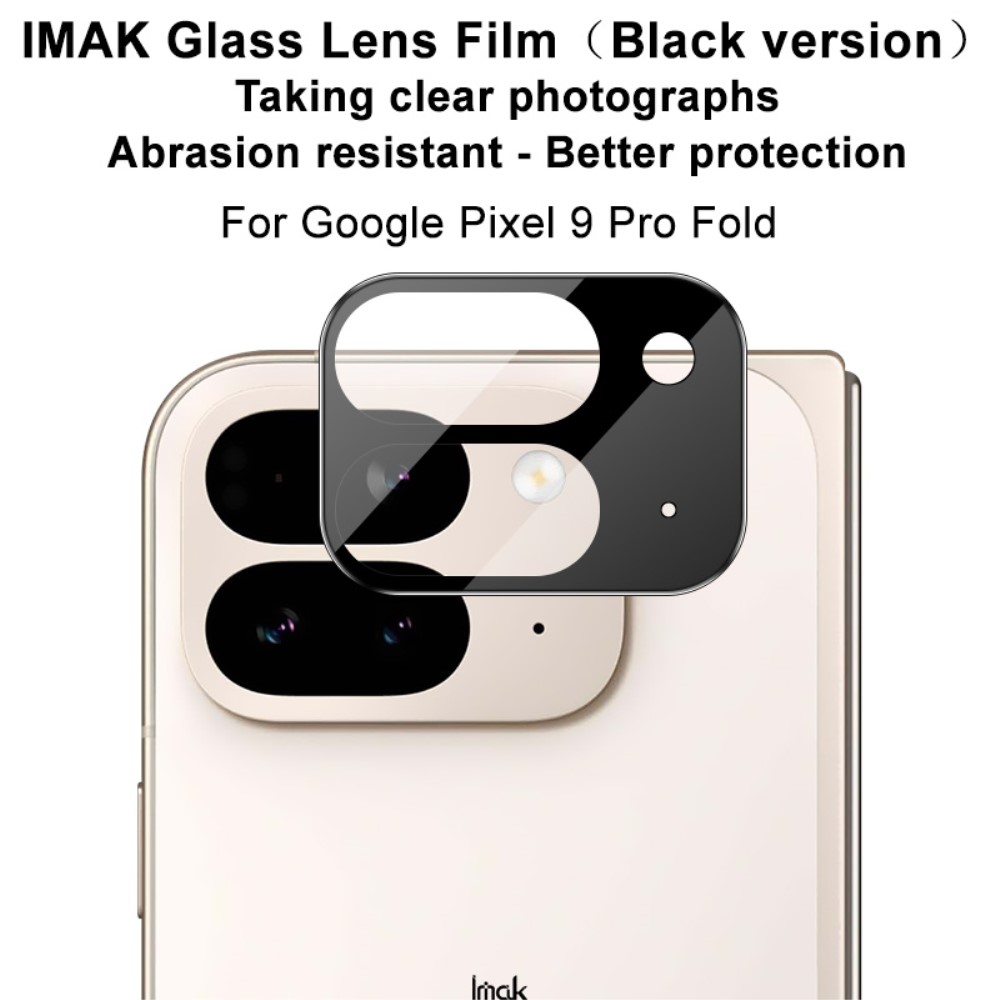 IMAK IMAK Google Pixel 9 Pro Fold Linsskydd Svart