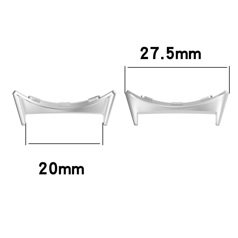  Google Pixel Watch 4 / 3 41 mm Fästen Metall Svart