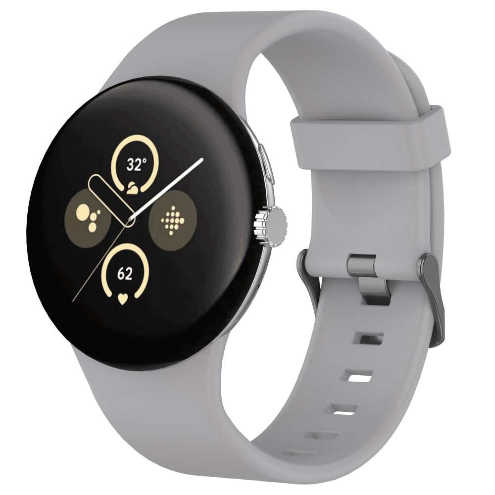  Google Pixel Watch 4 / 3 45 mm Armband Silikon Grå