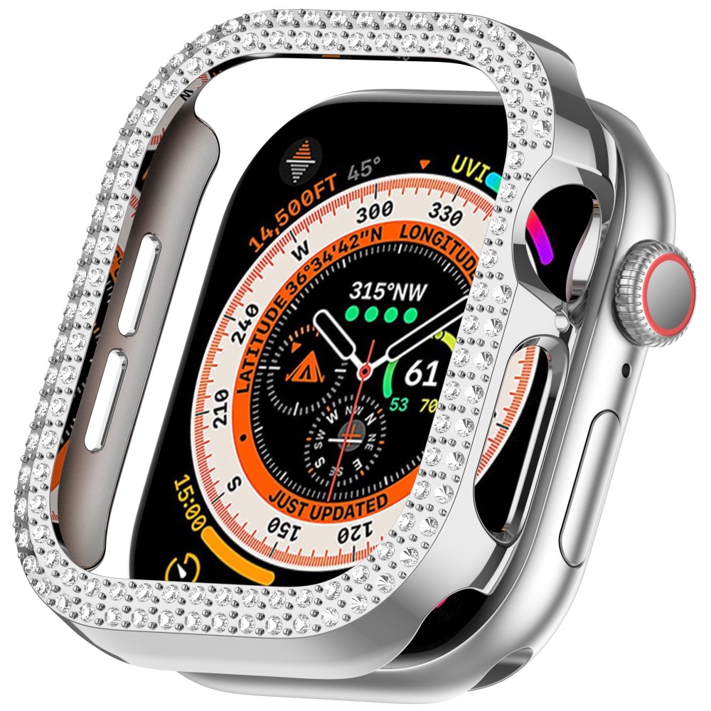  Apple Watch 10 42 mm Skal Rhinestone Silver