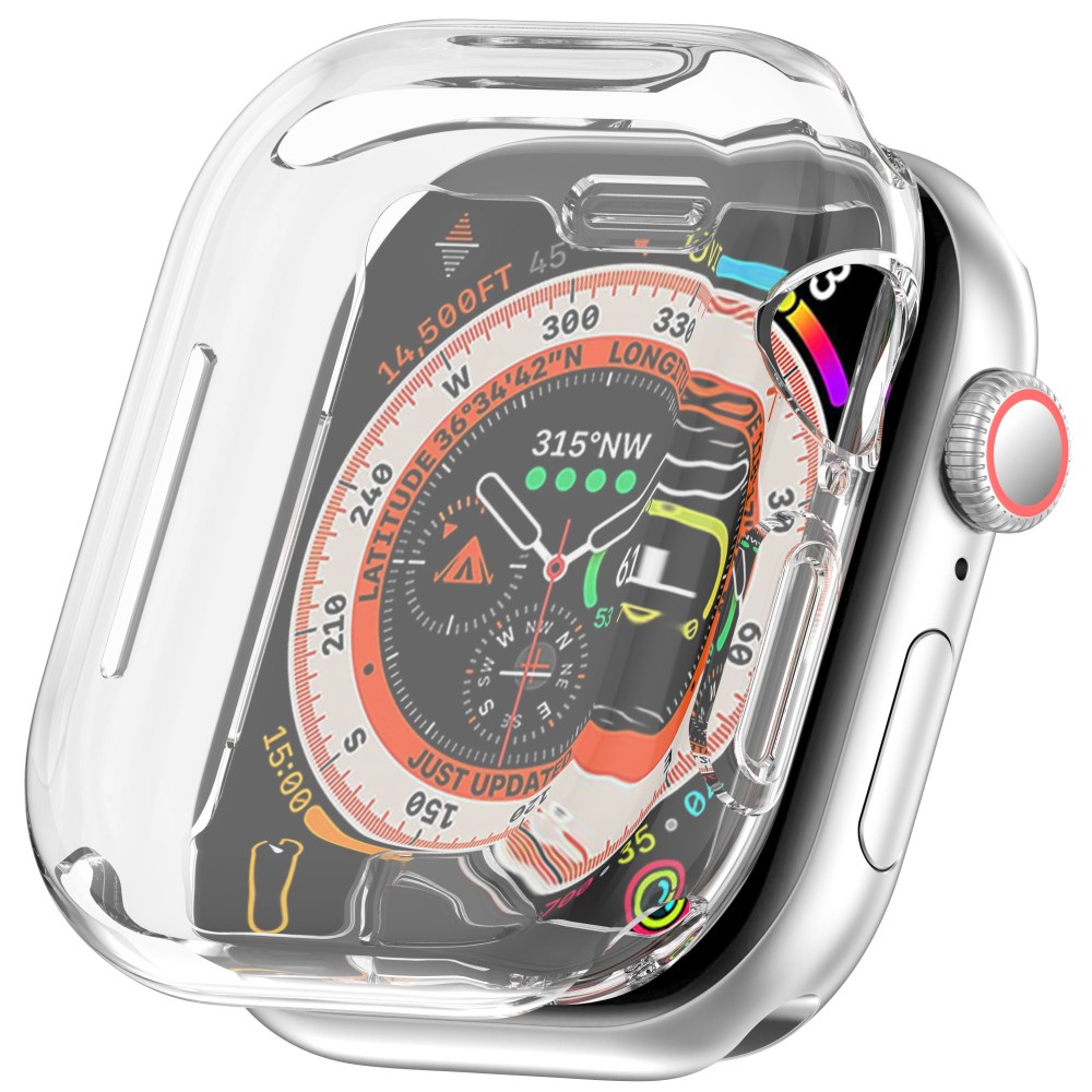  Apple Watch 10 46 mm Skal Heltäckande TPU Transparent