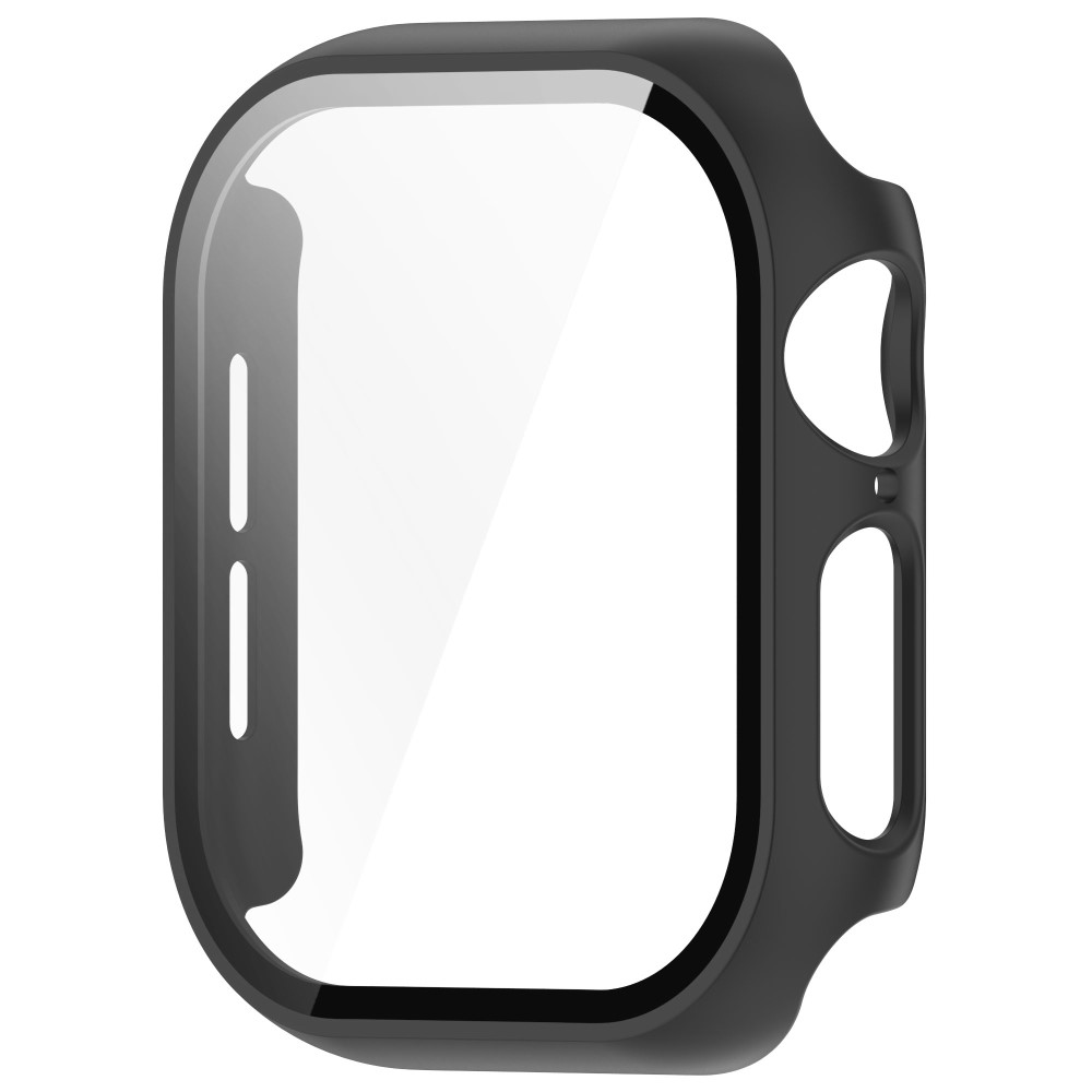  Apple Watch 10 46 mm Skal Med Skärmskydd Härdat Glas Svart