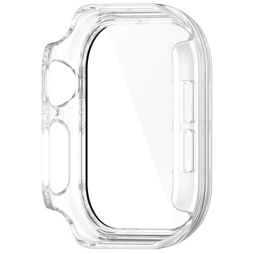  Apple Watch 10 46 mm Skal Med Skärmskydd Härdat Glas Transparent