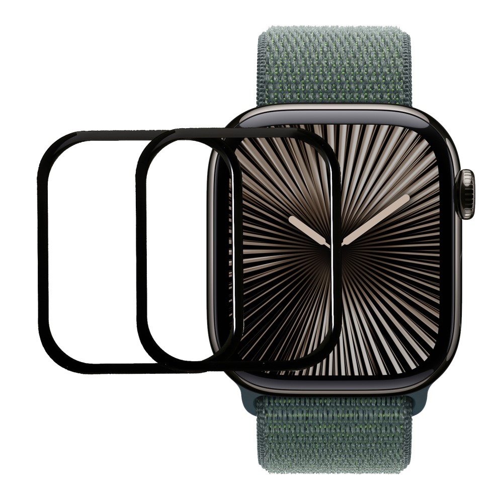  Apple Watch 10 42 mm Skärmskydd 2-PACK Heltäckande