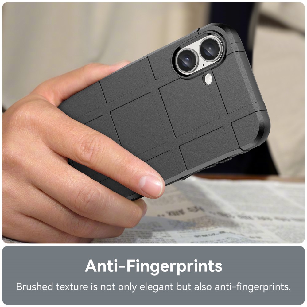  iPhone 16 Plus Skal Robust Svart