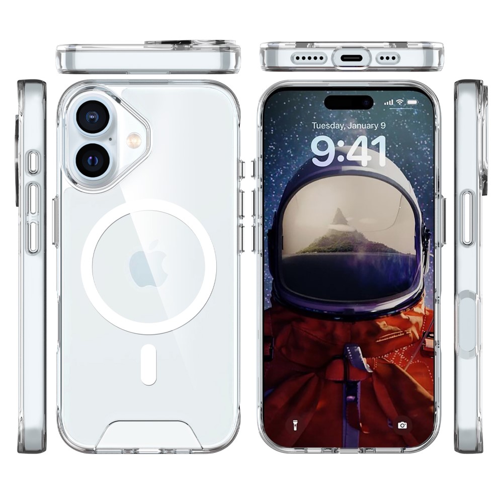  iPhone 16 Plus Skal MagSafe Transparent