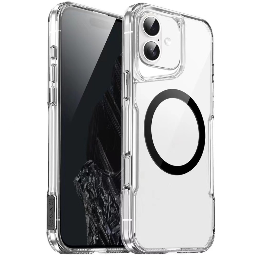  iPhone 16 Plus Skal MagSafe Hybrid Transparent