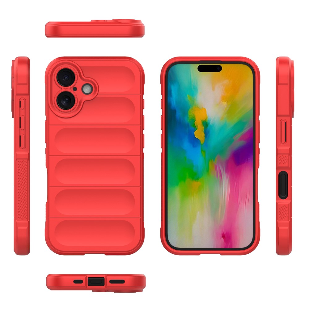  iPhone 16 Plus Skal Magic Shield Röd