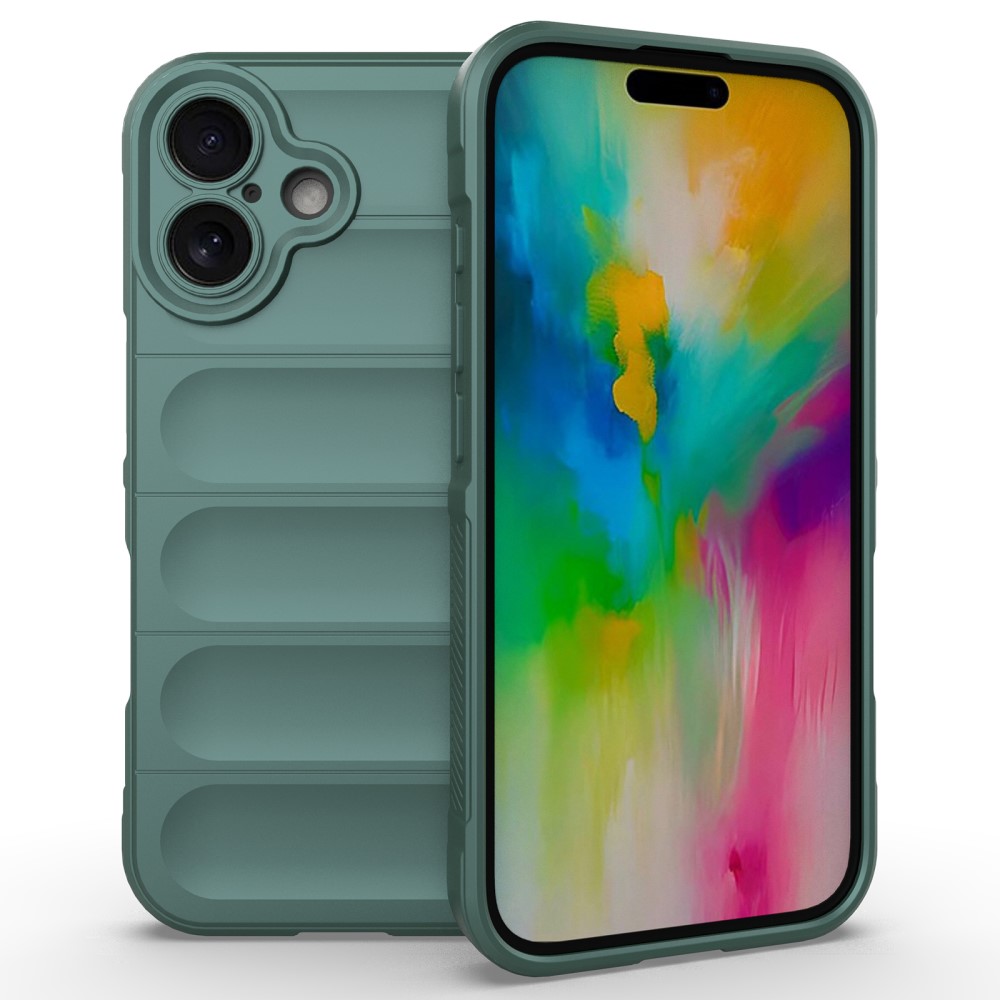  iPhone 16 Plus Skal Magic Shield Grön