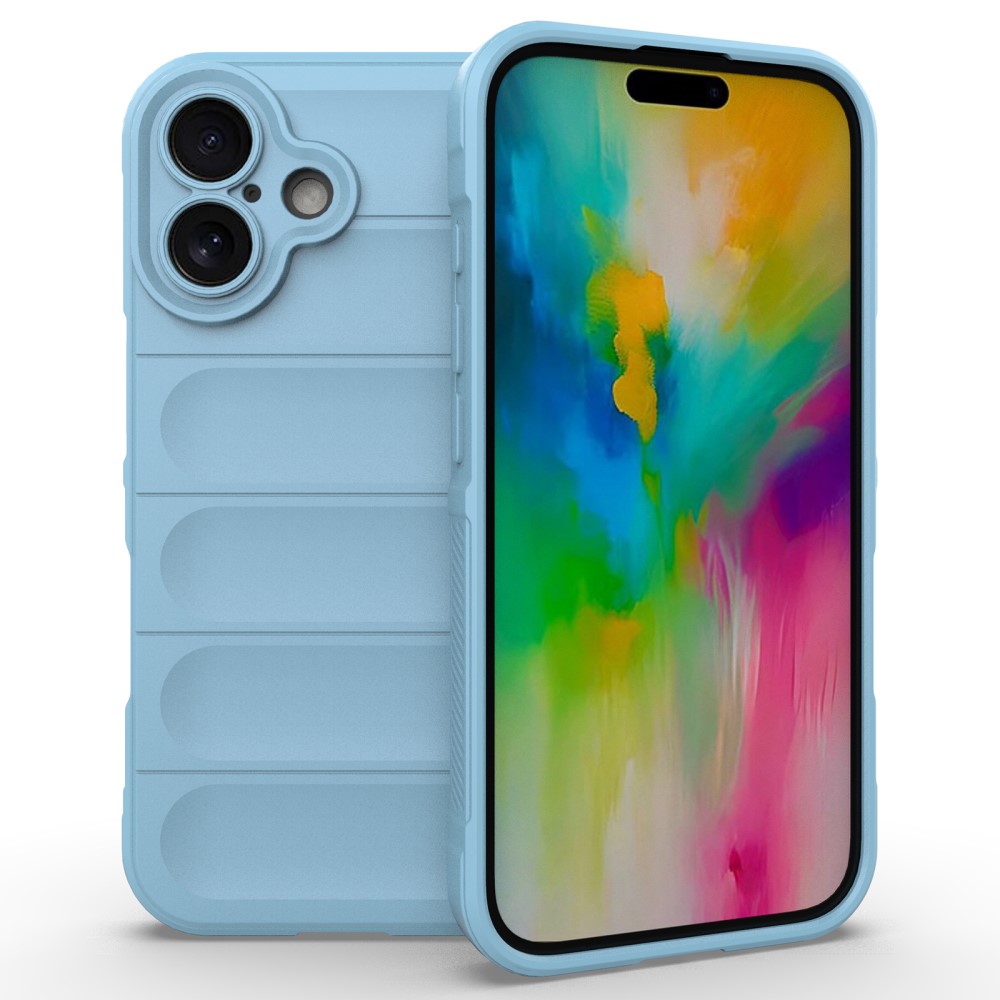  iPhone 16 Plus Skal Magic Shield Ljus Blå