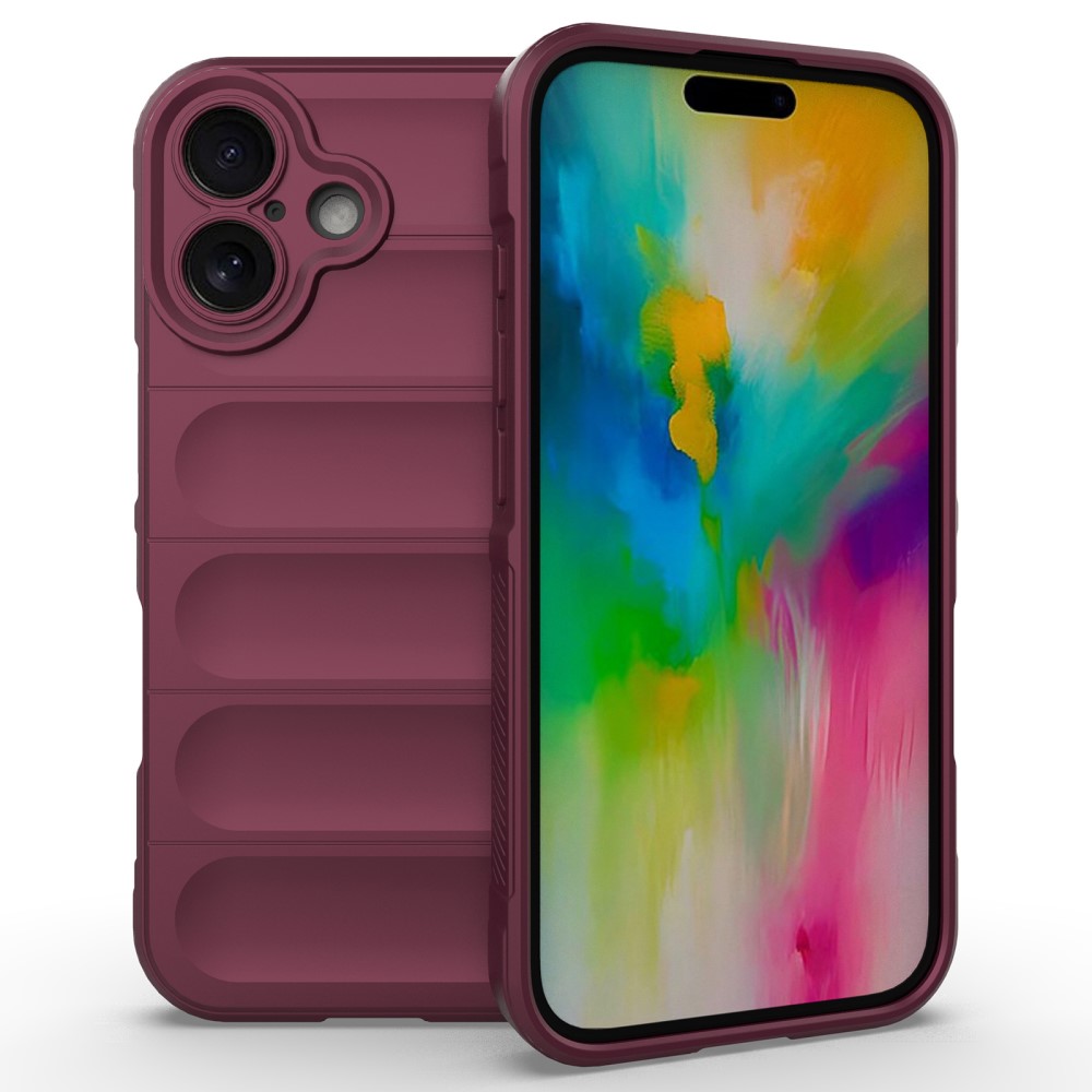  iPhone 16 Plus Skal Magic Shield Vinröd