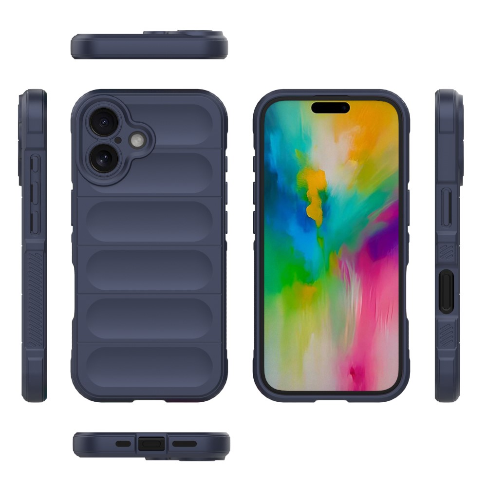  iPhone 16 Plus Skal Magic Shield Mörk Blå