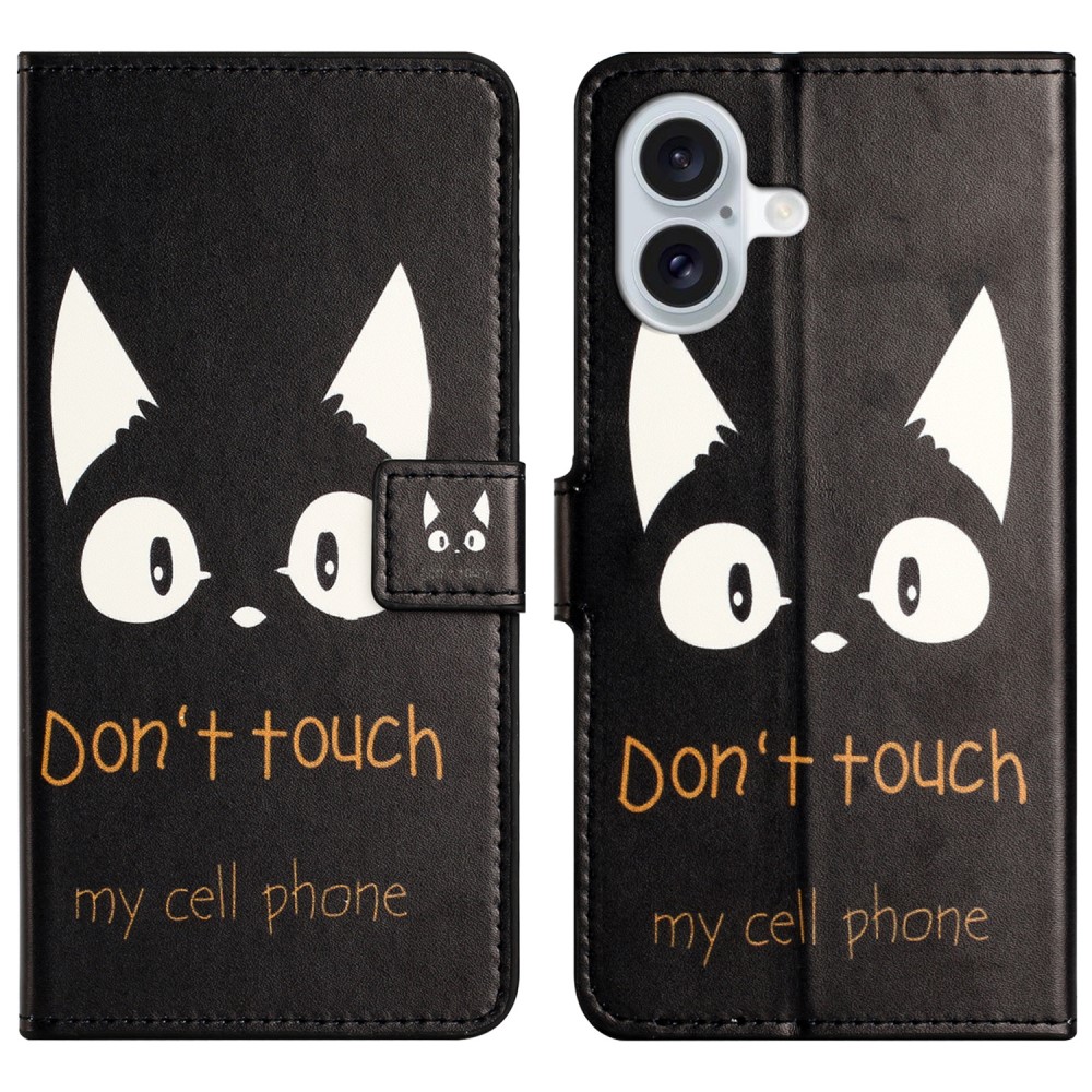  iPhone 16 Plus Fodral Med Tryck Dont Touch Katt