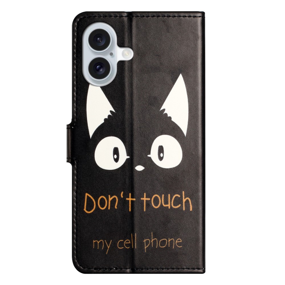  iPhone 16 Plus Fodral Med Tryck Dont Touch Katt
