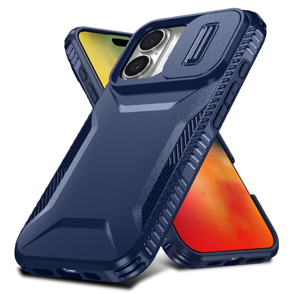 iPhone 16 Plus Skal CamShield Hybrid Mörk Blå