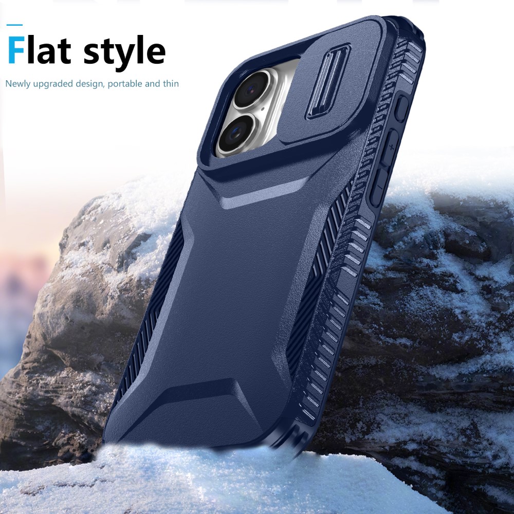  iPhone 16 Plus Skal CamShield Hybrid Mörk Blå