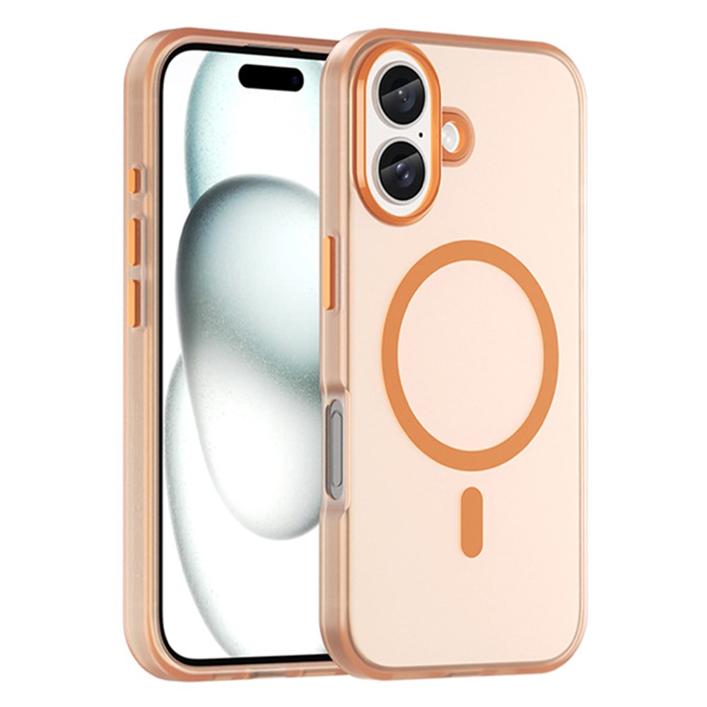  iPhone 16 Plus Skal MagSafe Skin Touch Matt Orange