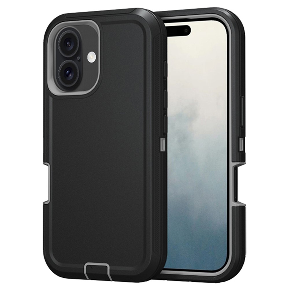  iPhone 16 Plus Skal Xtreme Shockproof Hybrid Svart/Grå