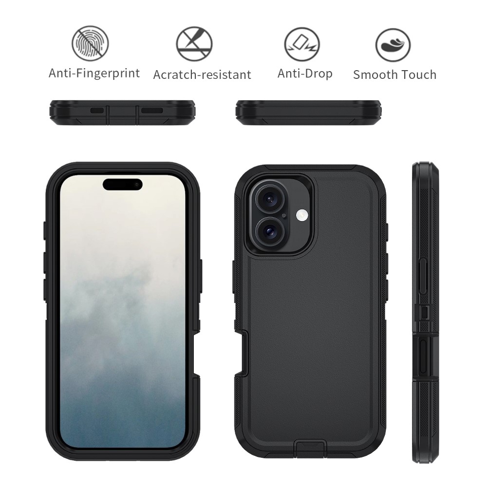  iPhone 16 Plus Skal Xtreme Shockproof Hybrid Röd