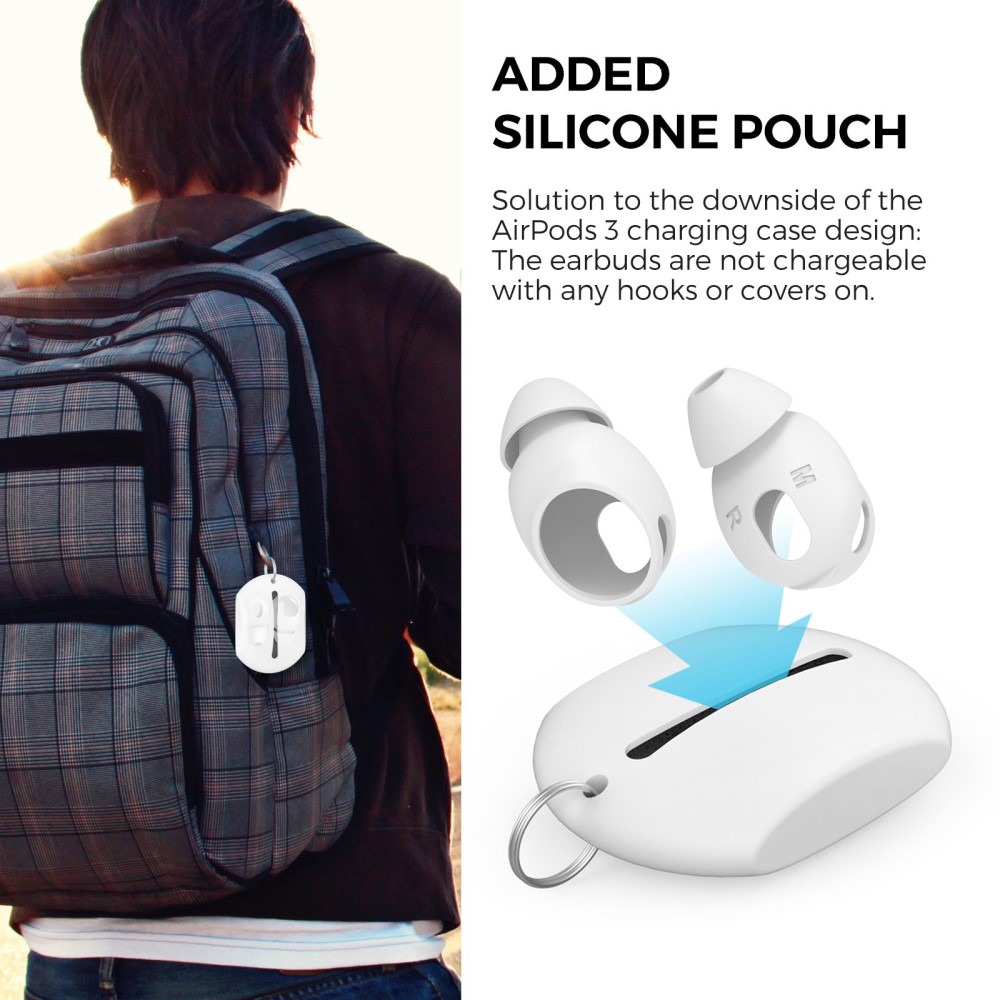 AHASTYLE AHASTYLE Airpods 3 Öronpluggar 3-PACK Svart