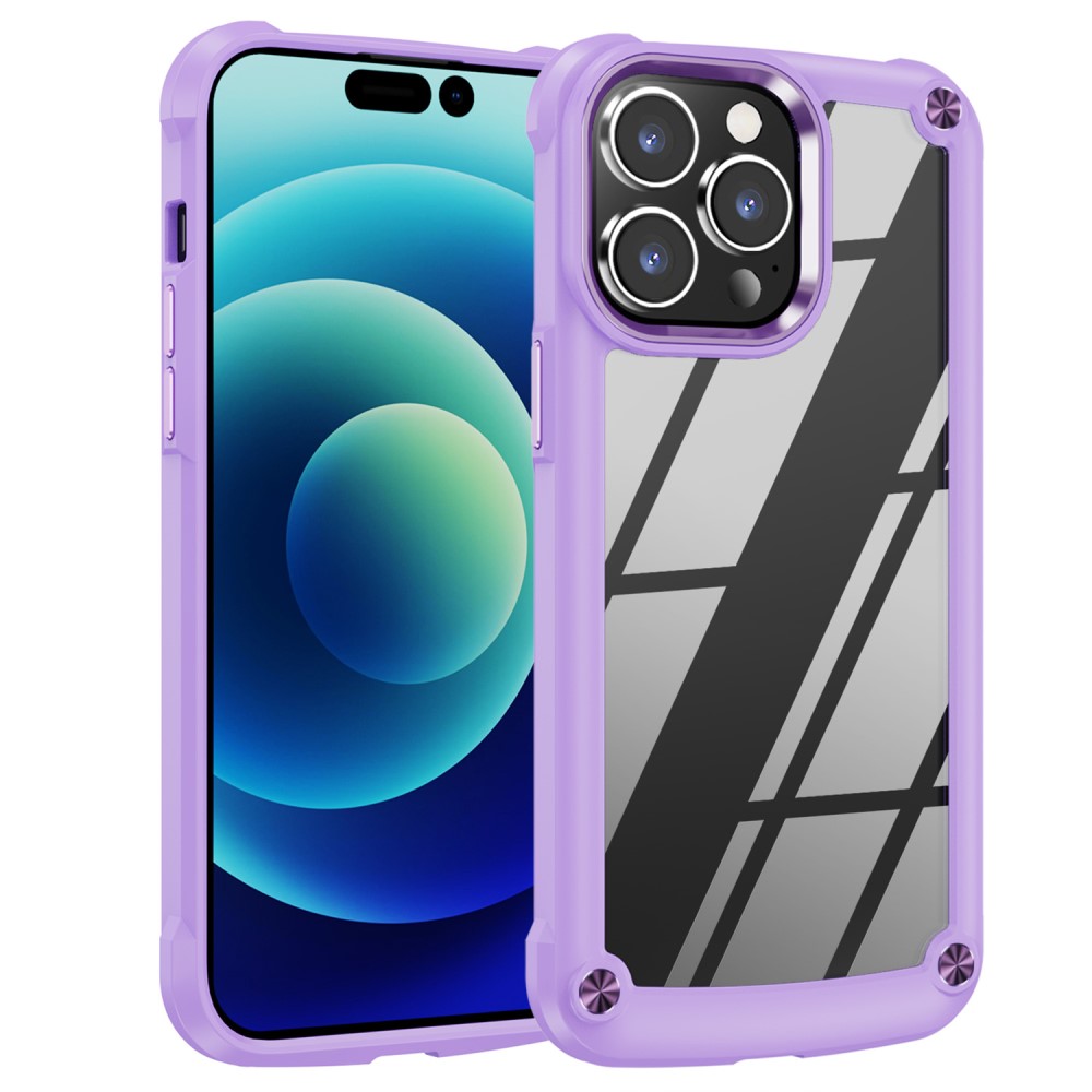  iPhone 16 Pro Max Skal Shockproof Hybrid Armor Lila