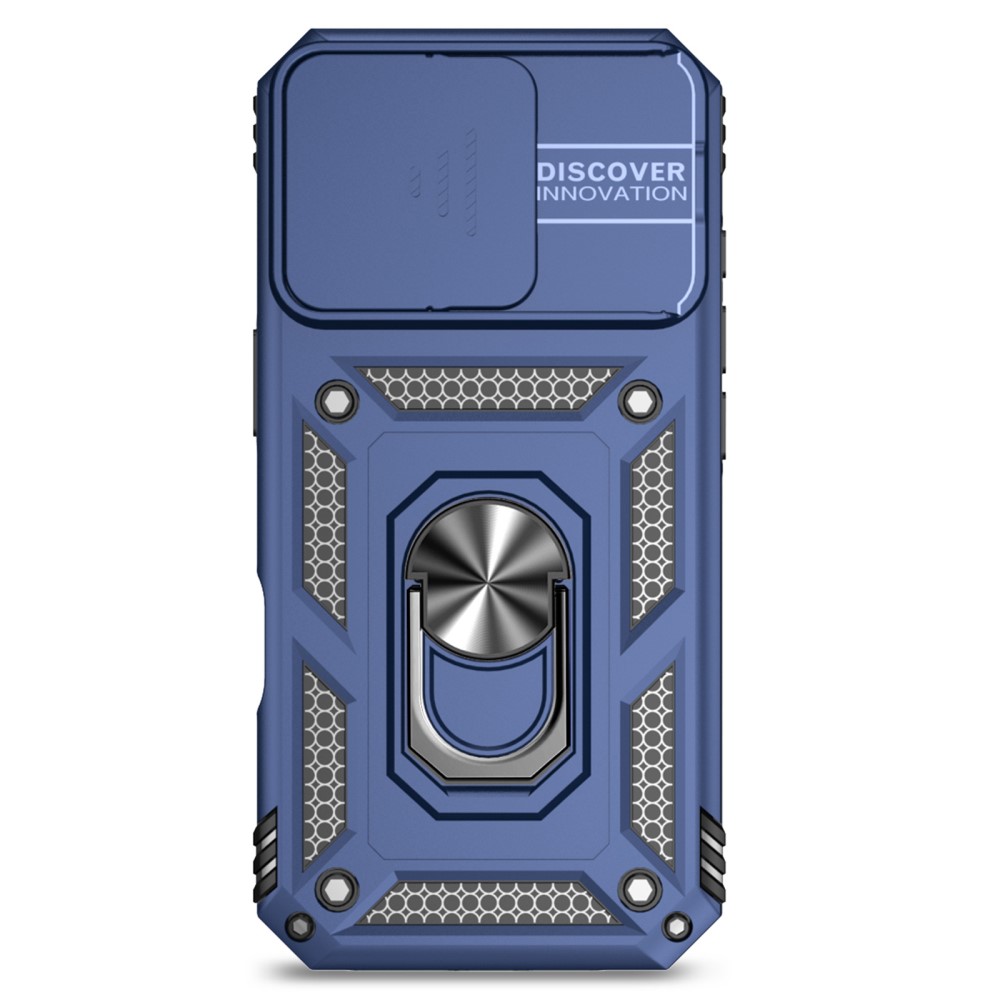  iPhone 16 Pro Skal CamShield Ring Hybrid Blå