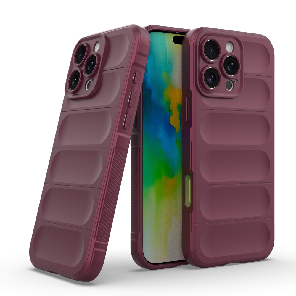 iPhone 16 Pro Max Skal Magic Shield Vinröd