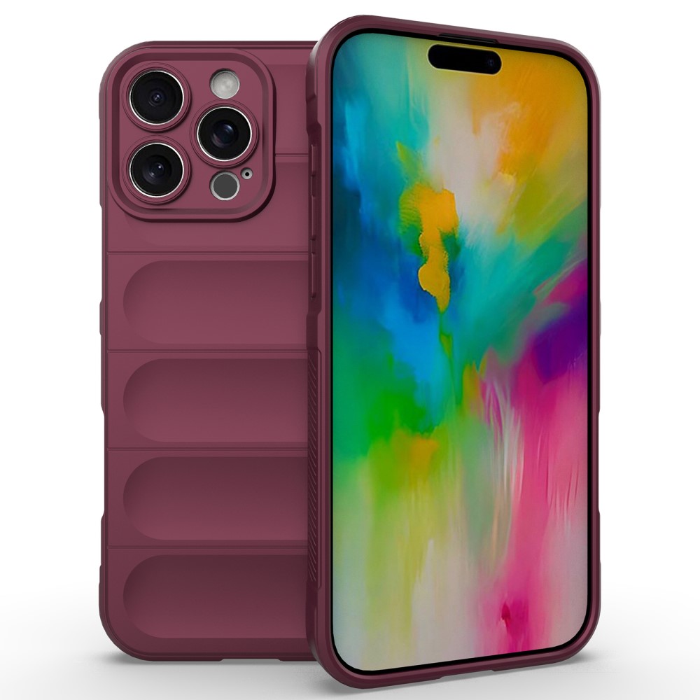  iPhone 16 Pro Skal Magic Shield Vinröd