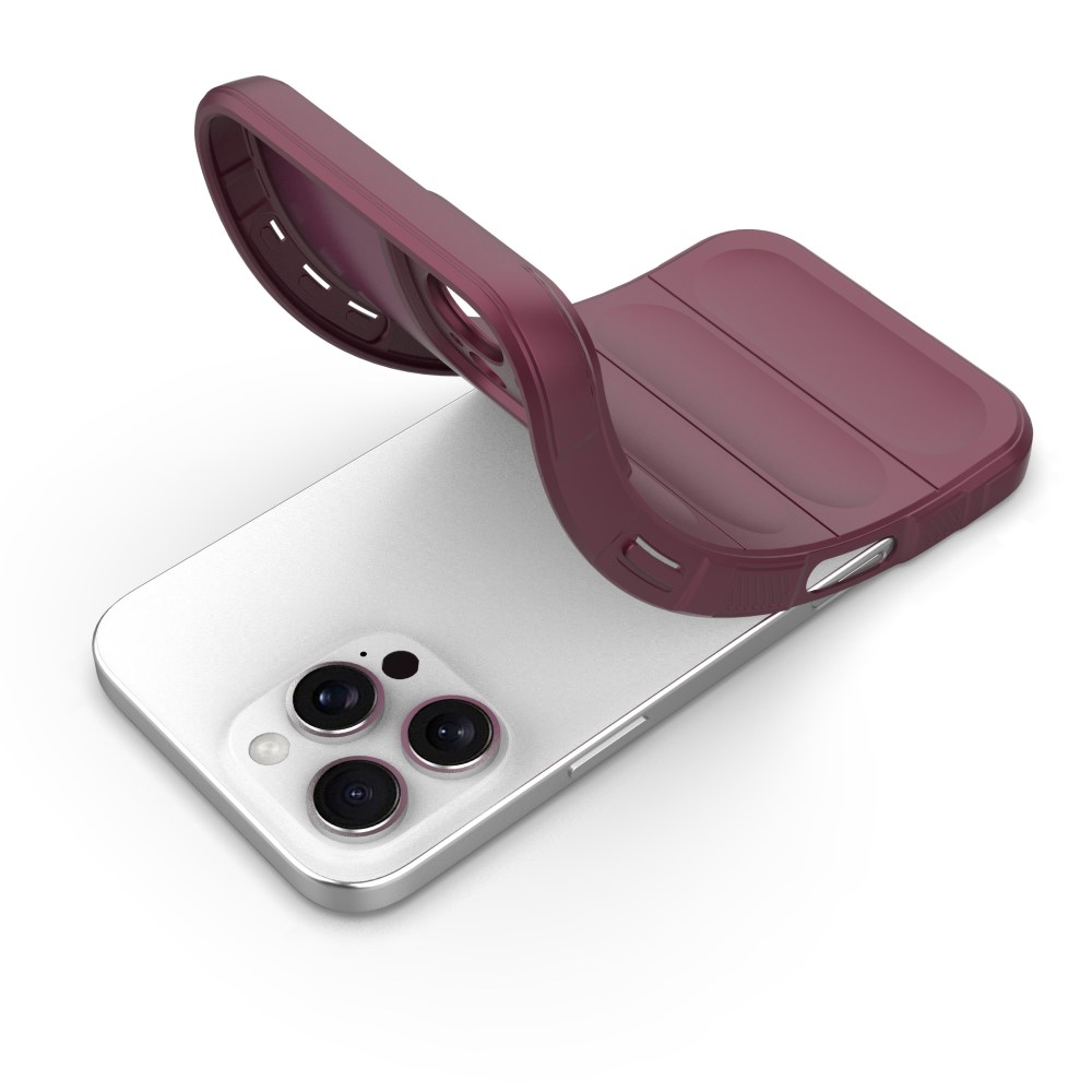  iPhone 16 Pro Skal Magic Shield Vinröd