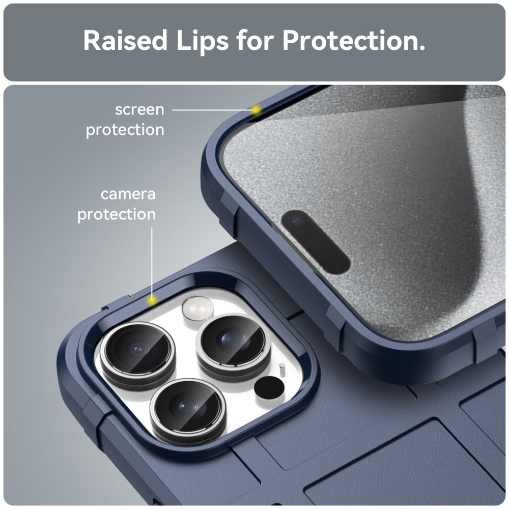  iPhone 16 Pro Skal Robust Blå