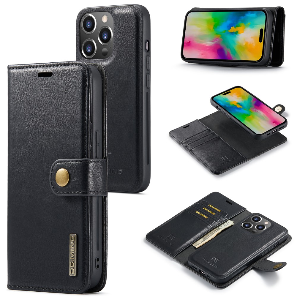 DG.MING DG.MING iPhone 16 Pro Fodral 2in1 Magnet Svart