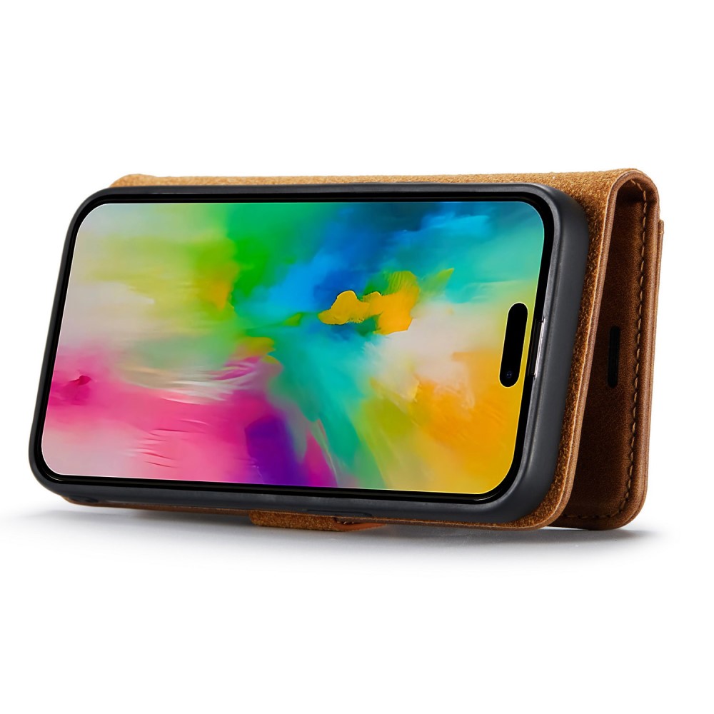 DG.MING DG.MING iPhone 16 Pro Fodral 2in1 Magnet Brun