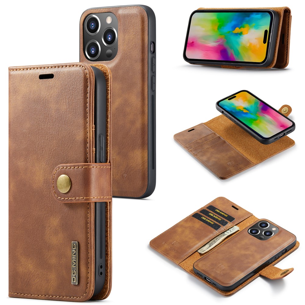 DG.MING DG.MING iPhone 16 Pro Max Fodral 2in1 Magnet Brun
