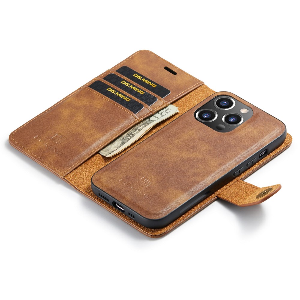 DG.MING DG.MING iPhone 16 Pro Max Fodral 2in1 Magnet Brun