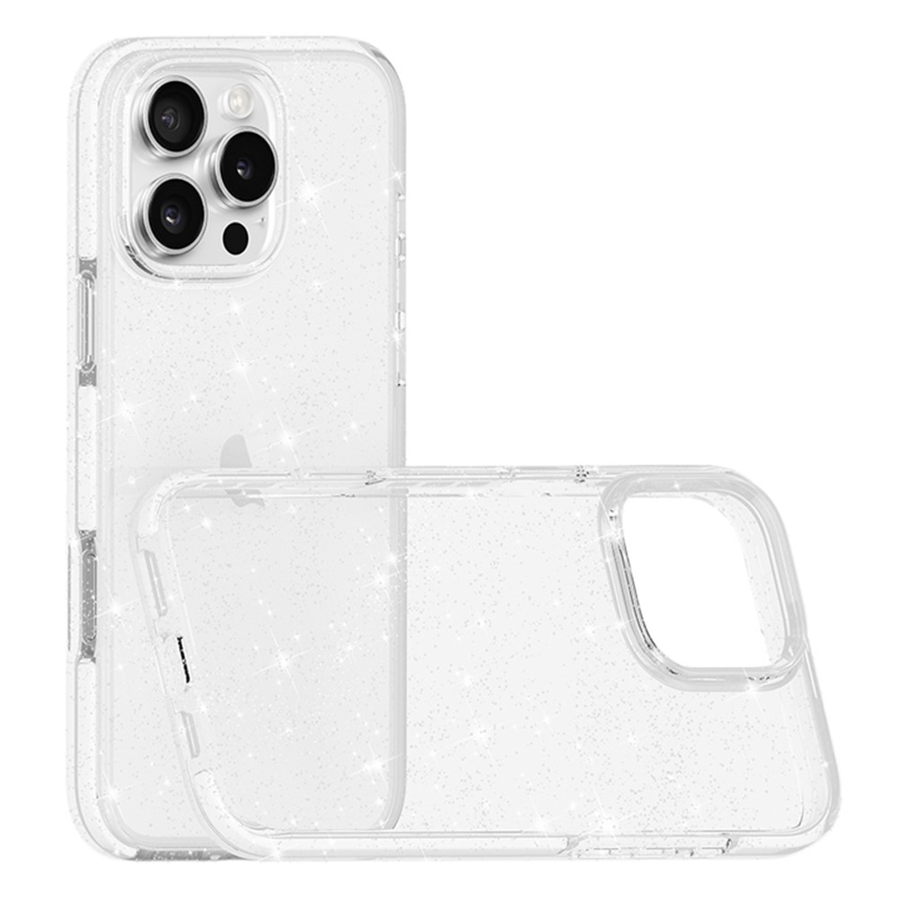  iPhone 16 Pro Skal Glitter Transparent